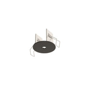 PSM Lighting, Einbaubaldachin Flat Mini, Schwarz mit Loch, flexibles Leuchtenzubehör