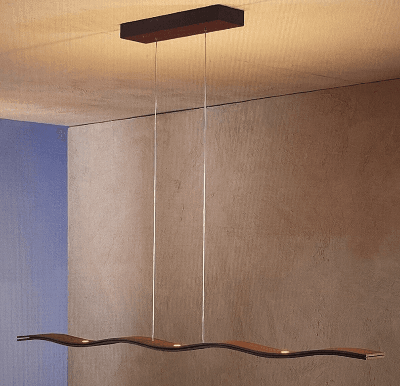 Escale, Fluid 1.0 Pendelleuchte 7flg. Rost, Rost, moderne Pendelleuchte