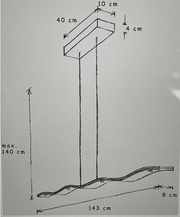Escale, Fluid 1.0 Pendelleuchte 7flg. Rost, Detail, stilvolle Lichtlösung