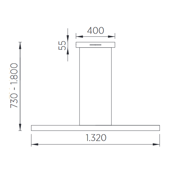 Pendelleuchte Linda, Zeichnung3