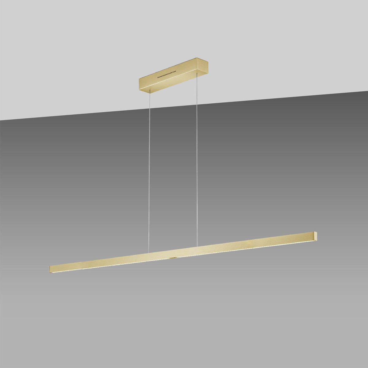 GKS Knapstein, Pendelleuchte Linn mit Lift-Funktion, Gold 161cm, Produktbild