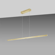 GKS Knapstein, Pendelleuchte Linn mit Lift-Funktion, Gold 161cm, Produktbild