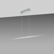 GKS Knapstein, Pendelleuchte Linn mit Lift-Funktion, Nickel 128cm, Produktbild