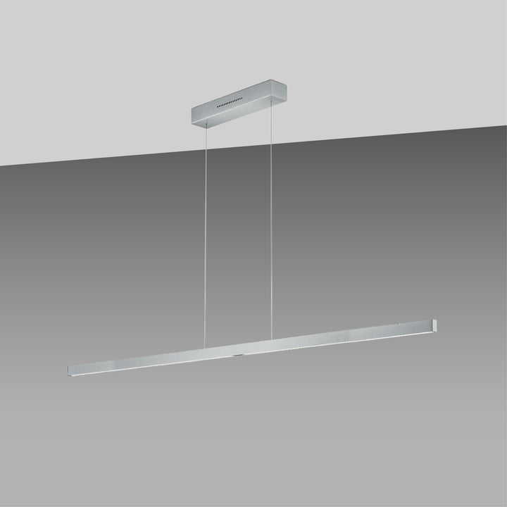 Linn pendant lamp with lift function, 128cm, bronze, clearance sale