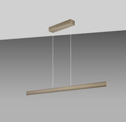 GKS Knapstein, Pendelleuchte Runa, Bronze 152cm, moderne Pendelleuchte