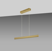 GKS Knapstein, Pendelleuchte Runa, Gold 92cm, moderne Lichtlösung