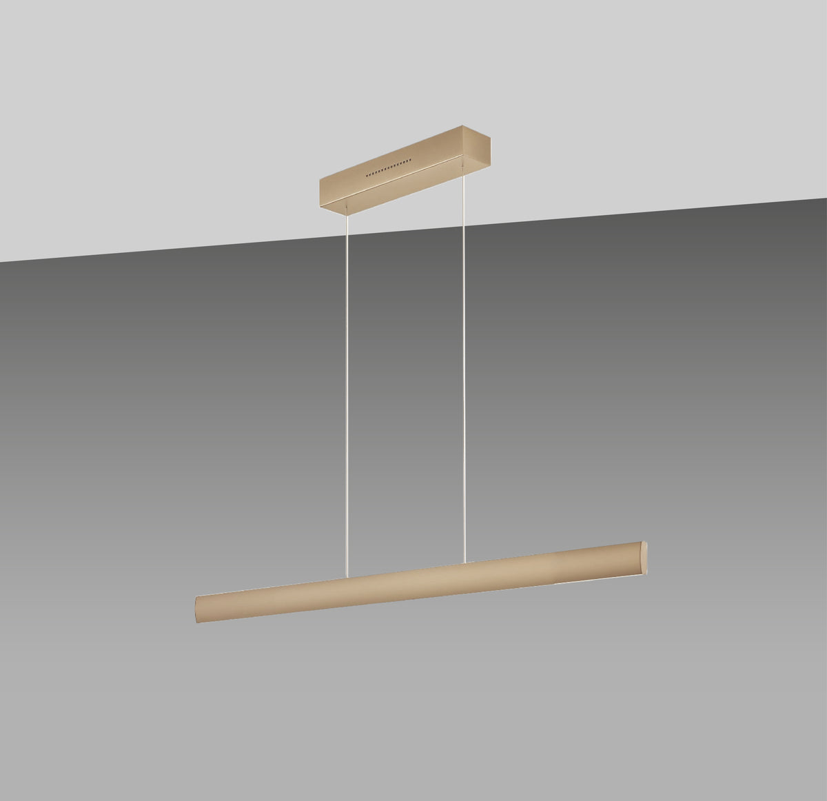 GKS Knapstein, Pendelleuchte Runa, Sand 132cm, stilvolle Raumbeleuchtung