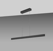 GKS Knapstein, Pendelleuchte Runa, Schwarz 152cm, moderne LED Pendelleuchte