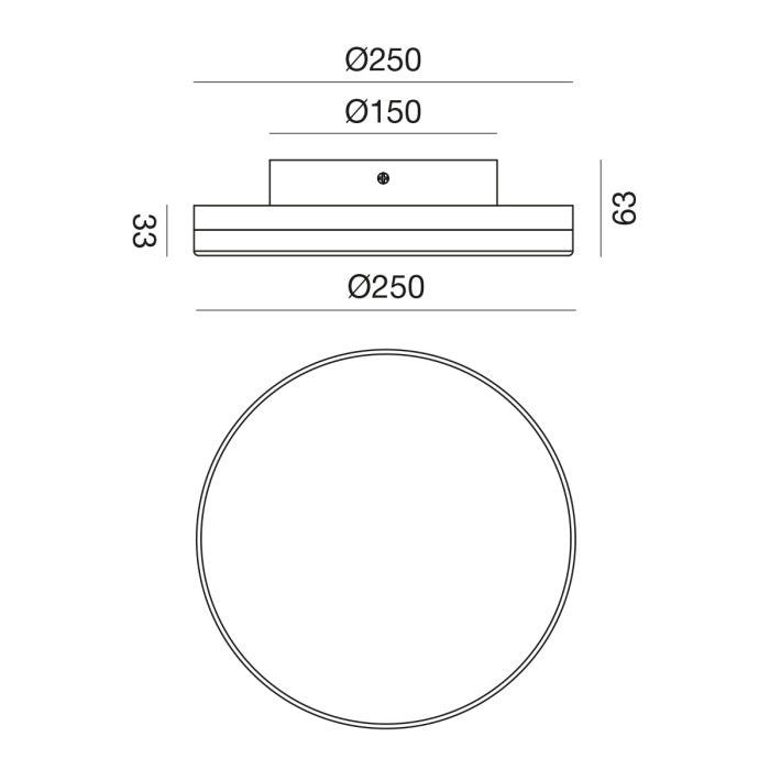 Deckenleuchte Luci 2 CCT