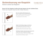 GKS Knapstein, Pendelleuchte Lisa, Gestensteuerung, moderne Lichtsteuerung