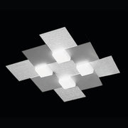 Grossmann, LED-Wand-/Deckenleuchte CREO 4-flammig, Aluminium, hochwertige Raumbeleuchtung