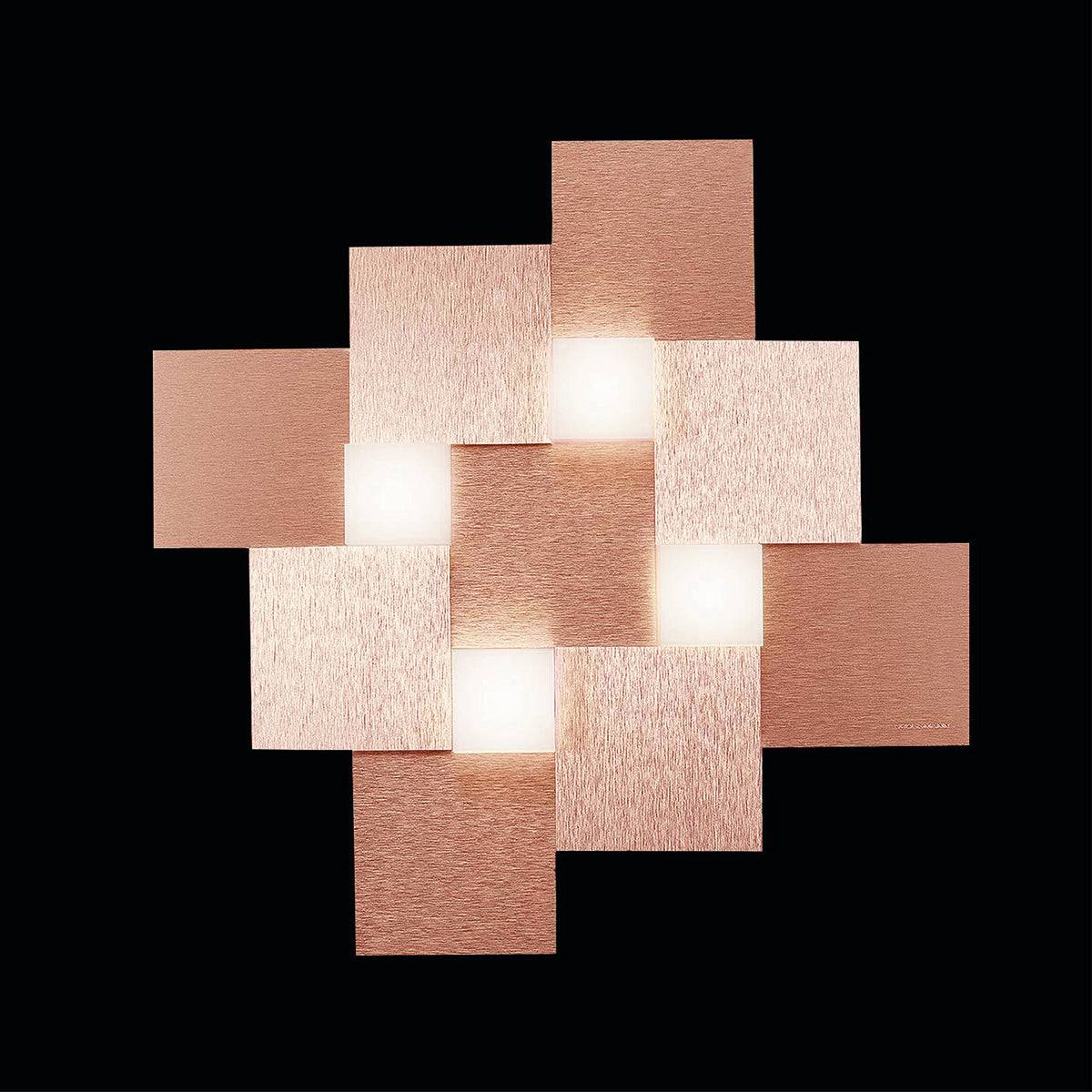 Grossmann, LED-Wand-/Deckenleuchte CREO 4-flammig, Bronzebraun, stilvolle Deckenbeleuchtung