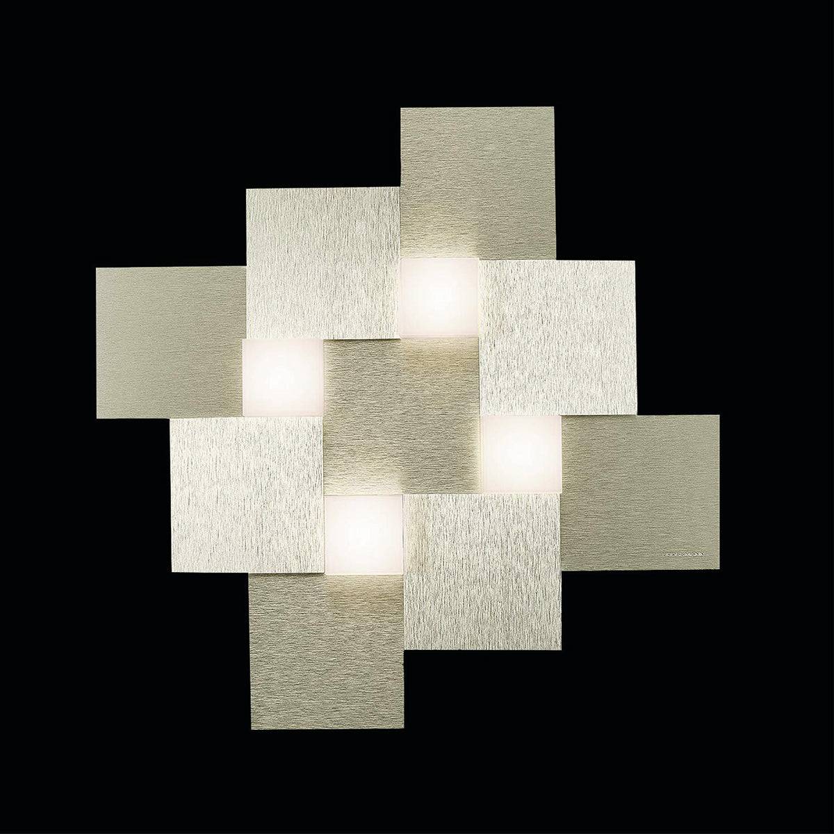 Grossmann, LED-Wand-/Deckenleuchte CREO 4-flammig, Champagner, moderne Lichtlösung