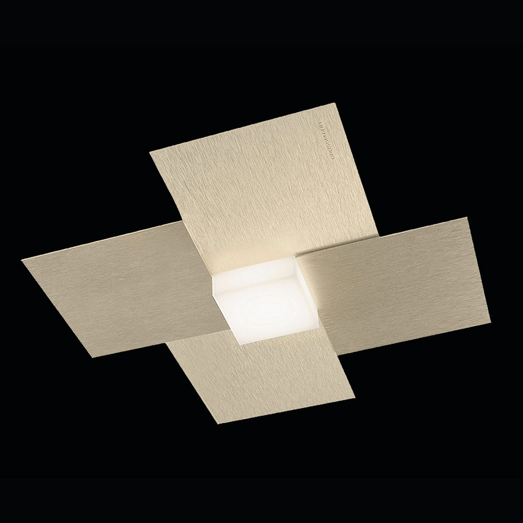 Applique/plafonnier LED CREO brun bronze mat, 2 lampes