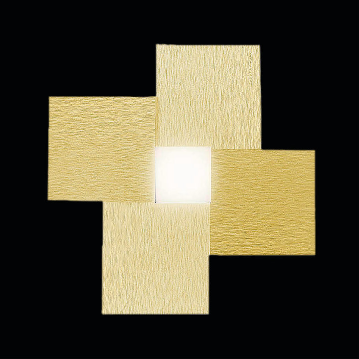 Applique/plafonnier LED CREO brun bronze mat, 2 lampes