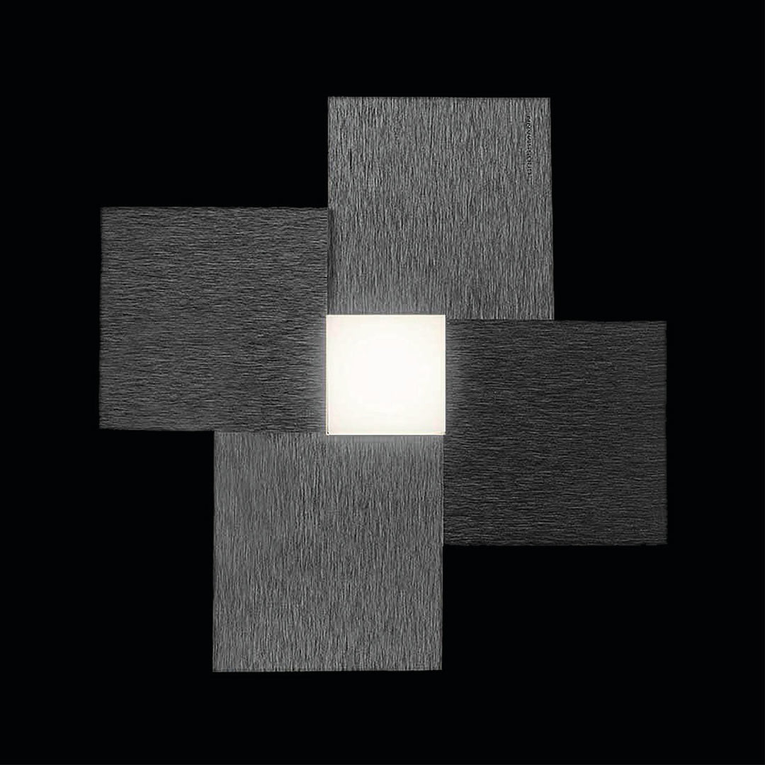 Applique/plafonnier LED CREO brun bronze mat, 2 lampes