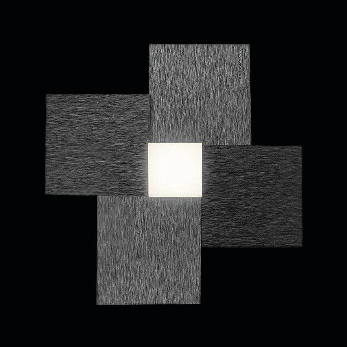 Grossmann, LED-Wand-/Deckenleuchte CREO 1-flammig, Schwarz, moderne Lichtlösung