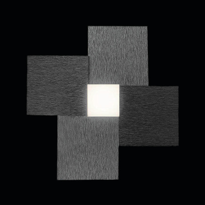 Applique/plafonnier LED CREO brun bronze mat, 2 lampes