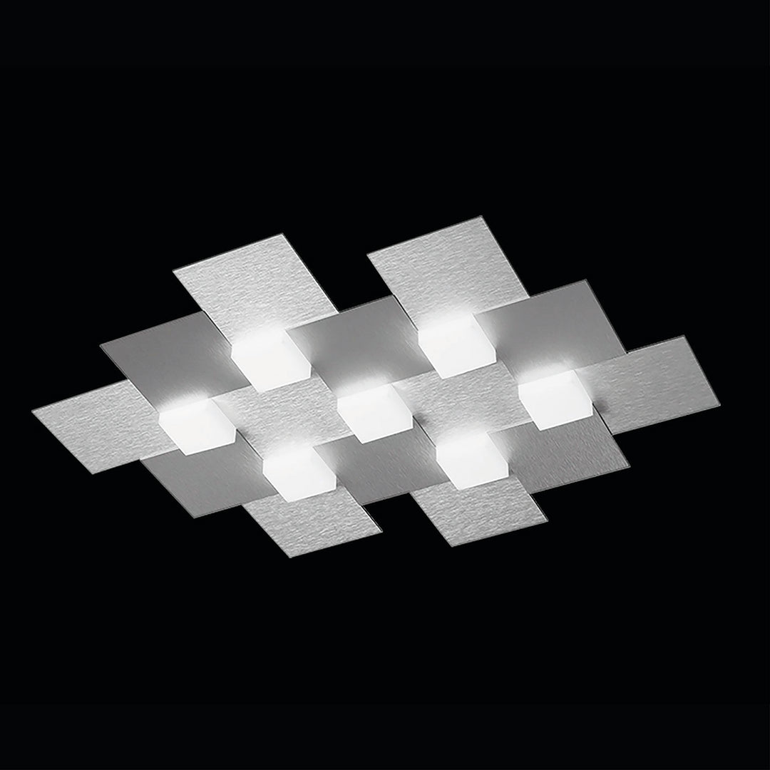 CREO LED wall/ceiling light, 7-light