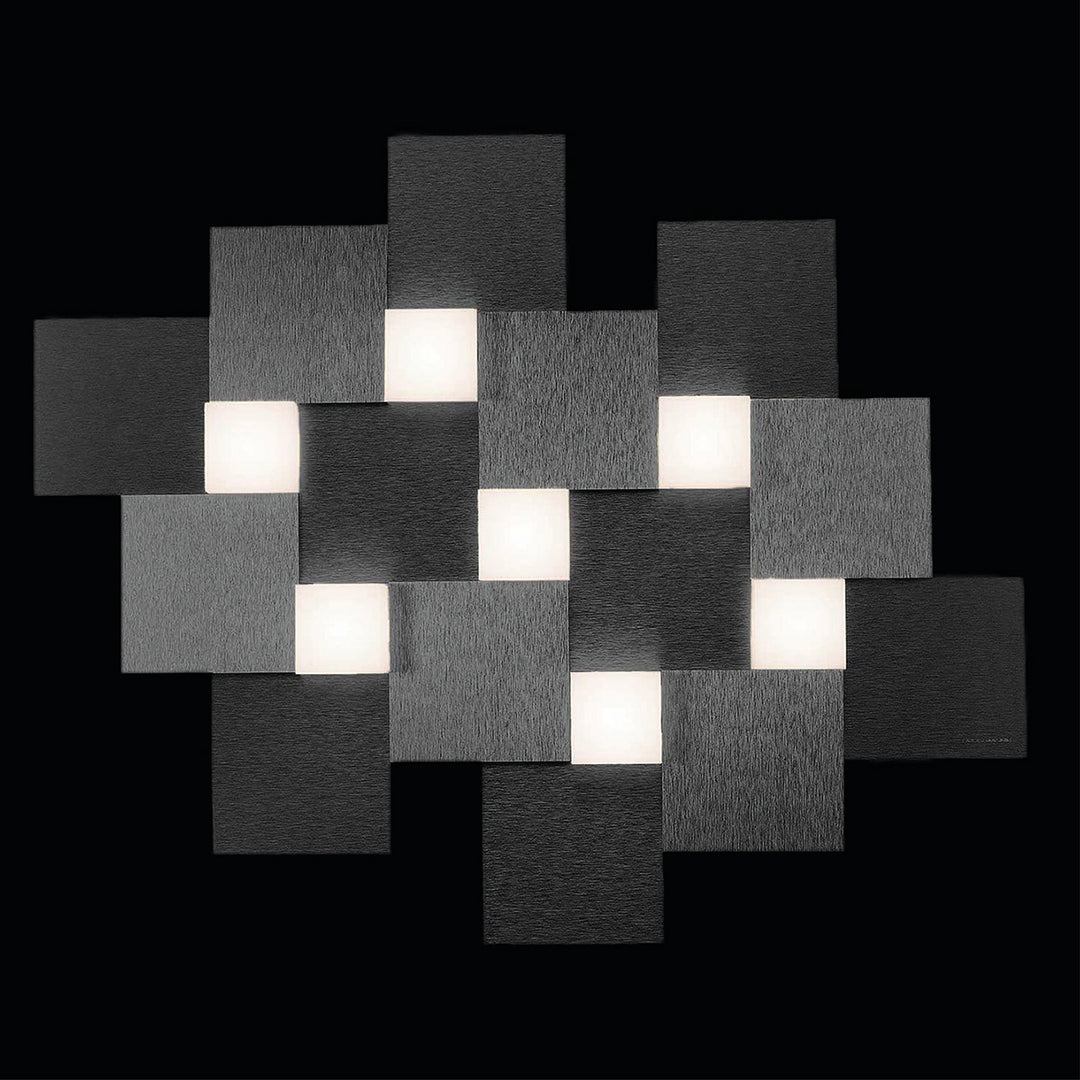 CREO LED wall/ceiling light, 7-light