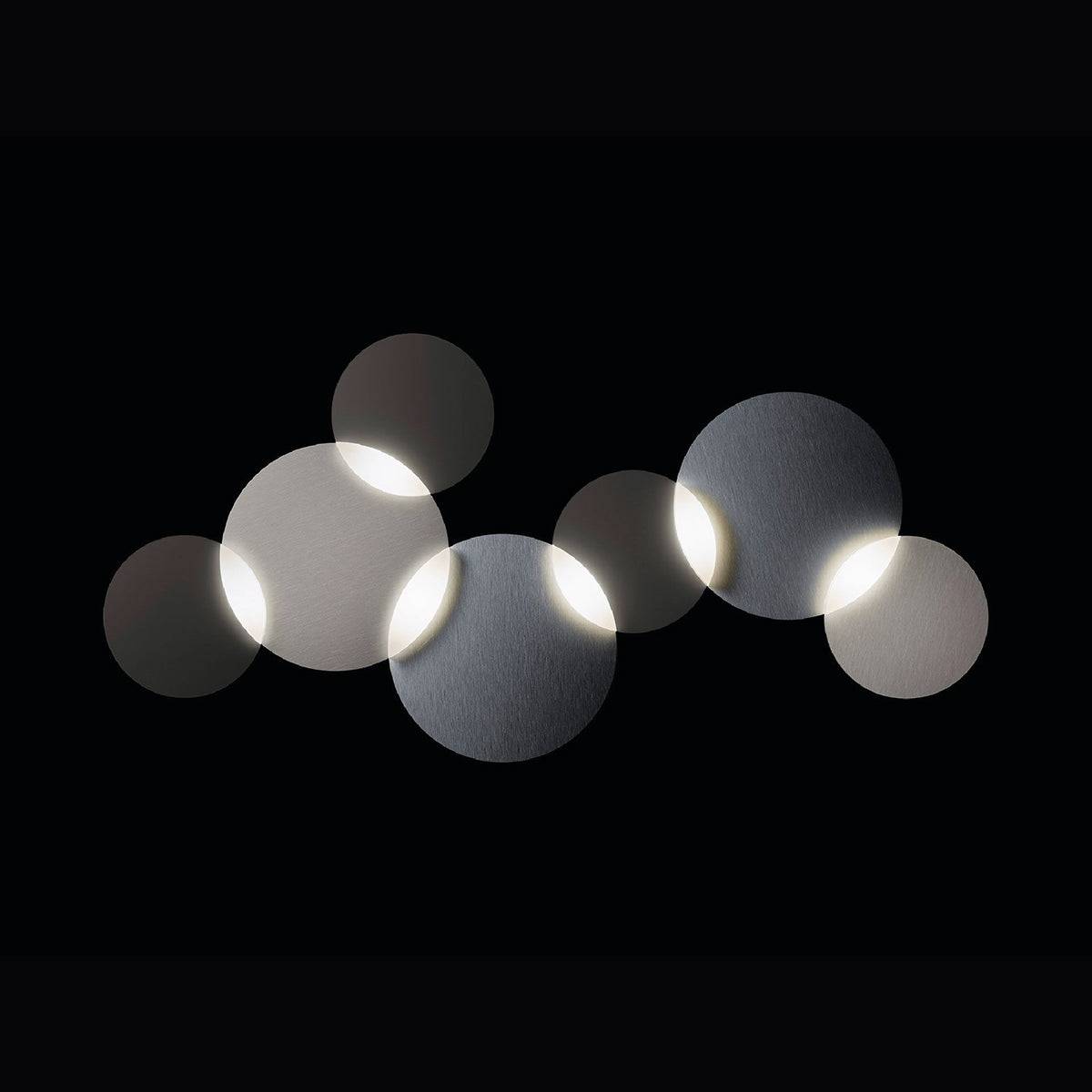 Grossmann, Wand-/Deckenleuchte CIRC, Gross Silber, hochwertige Lichtlösung