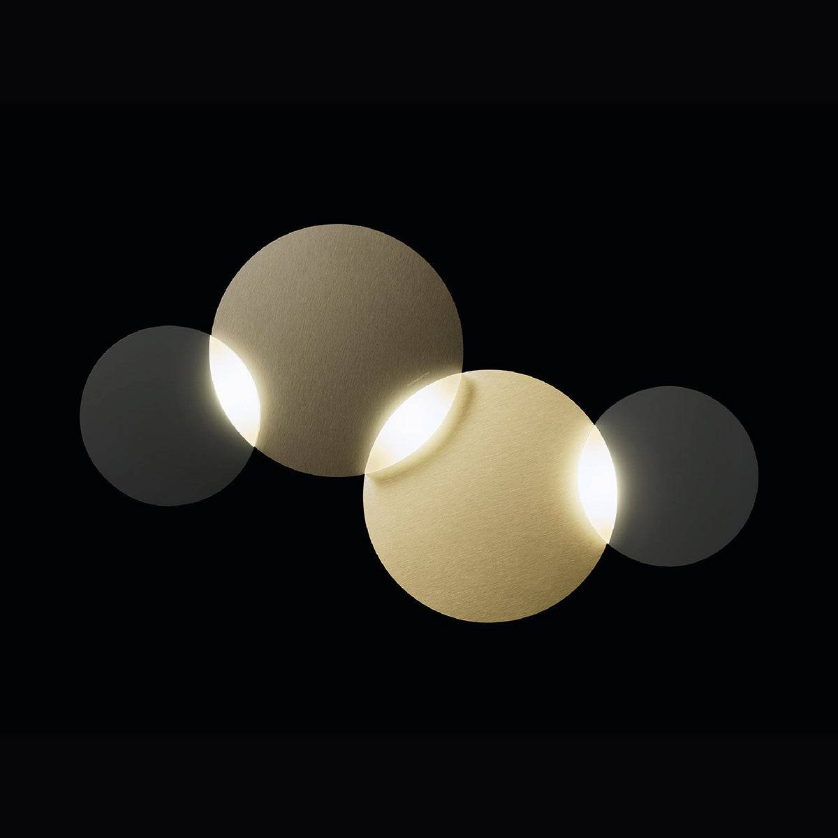 Grossmann, Wand-/Deckenleuchte CIRC, Mittel Bronze, moderne Lichtlösung