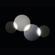 Grossmann, Wand-/Deckenleuchte CIRC, Mittel Silber, stilvolle Raumbeleuchtung