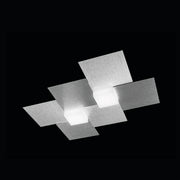 Grossmann, LED-Wand-/Deckenleuchte CREO 2-flg., Aluminium, moderne Wandleuchte