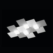 Grossmann, LED-Wand-/Deckenleuchte CREO 4-flg., Aluminium, moderne Deckenleuchte