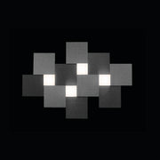Grossmann, LED-Wand-/Deckenleuchte CREO 4-flg., Anthrazit, stilvolle Raumbeleuchtung