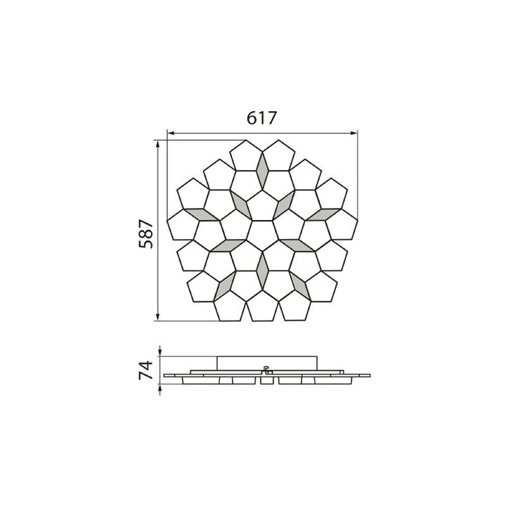 Karat wall/ceiling light