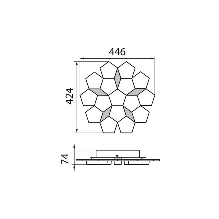 Karat wall/ceiling light