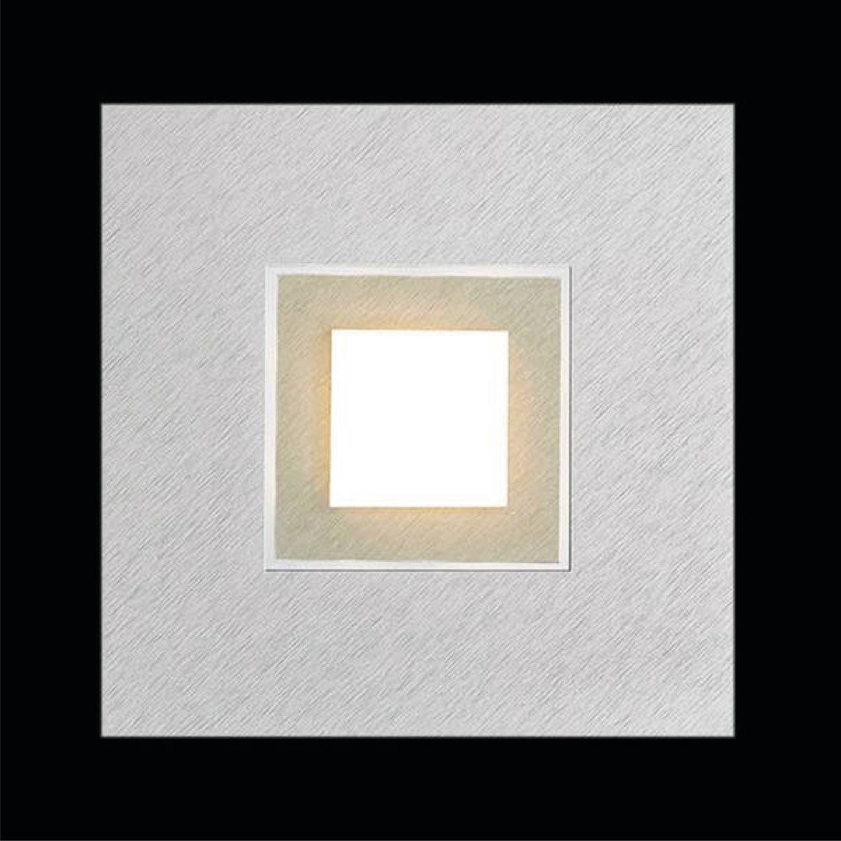 Grossmann, Wand-/ Deckenleuchte Karree 1-flammig, Alu-Champagner, Produktbild
