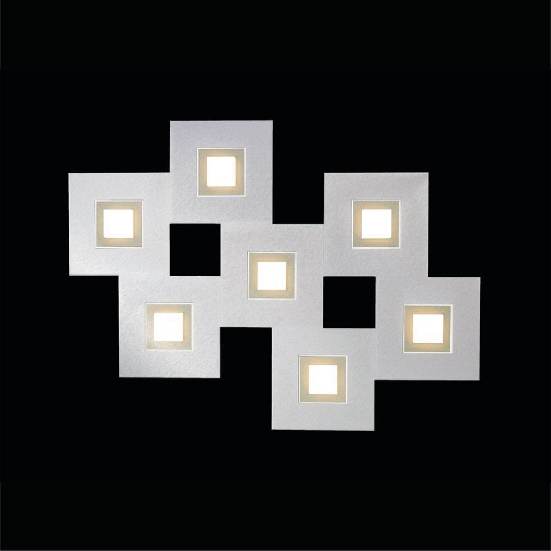 Wall/ceiling light Karree 7-light