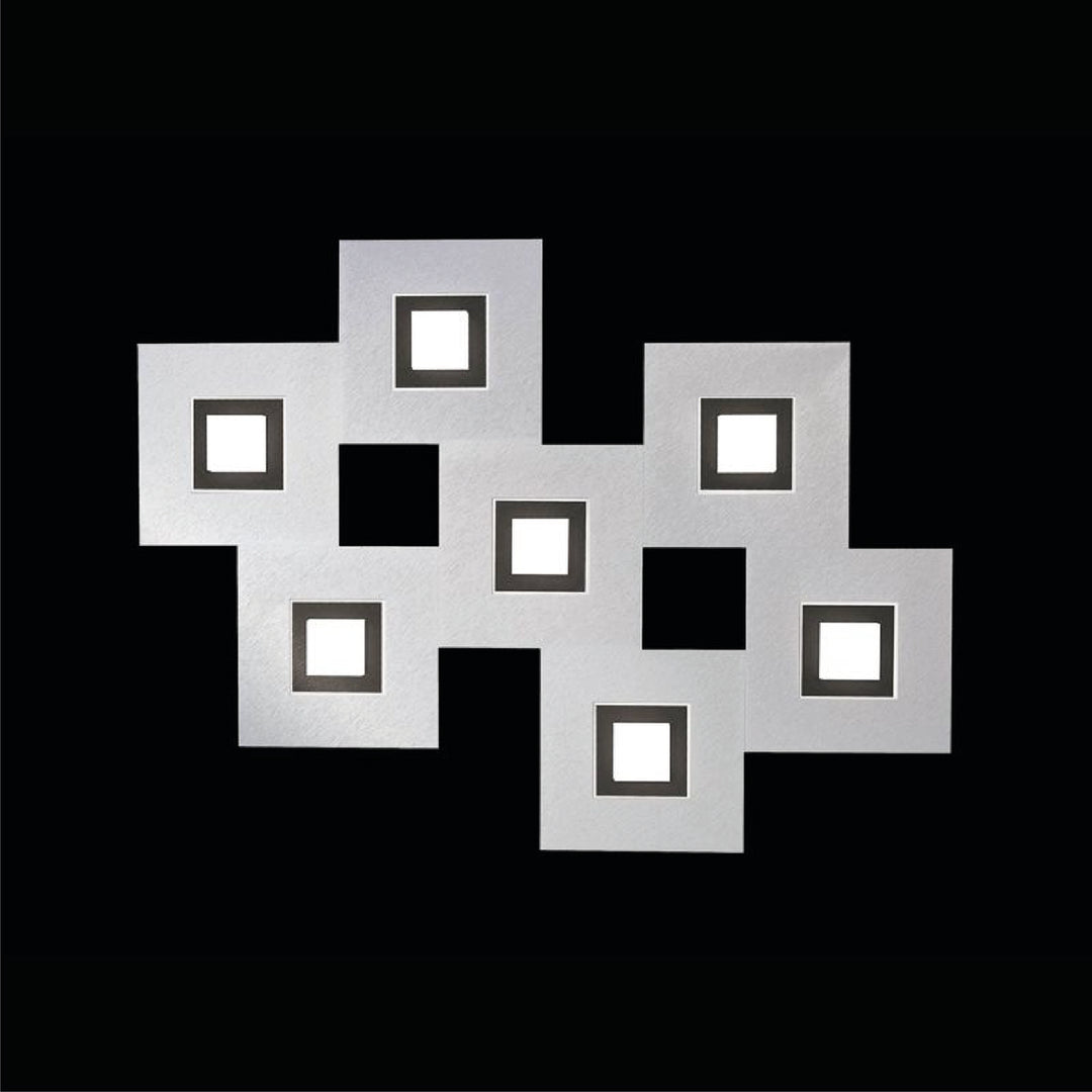 Wall/ceiling light Karree 7-light