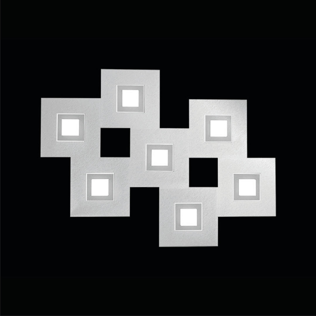 Wall/ceiling light Karree 7-light