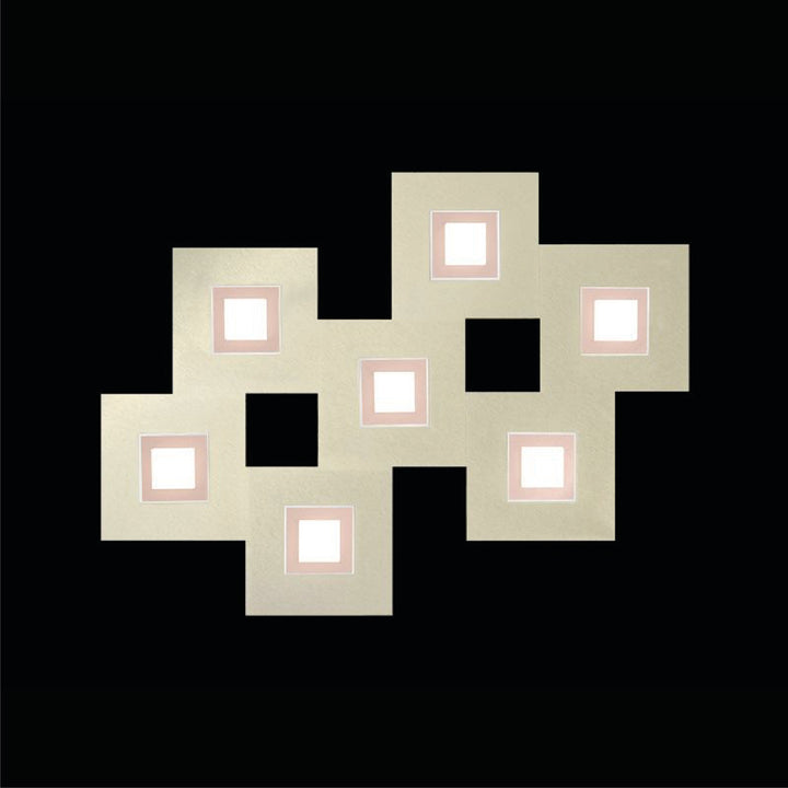 Wall/ceiling light Karree 7-light