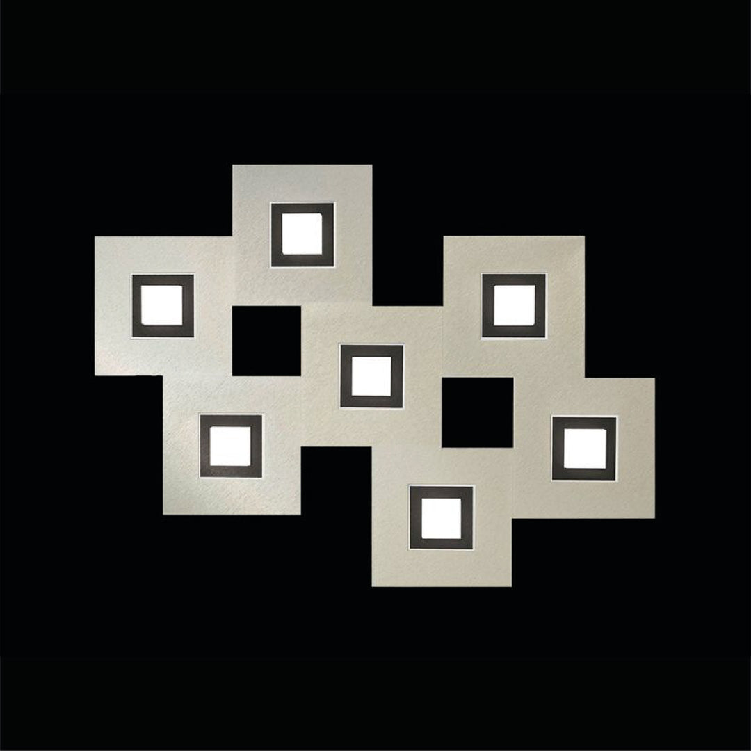 Wall/ceiling light Karree 7-light