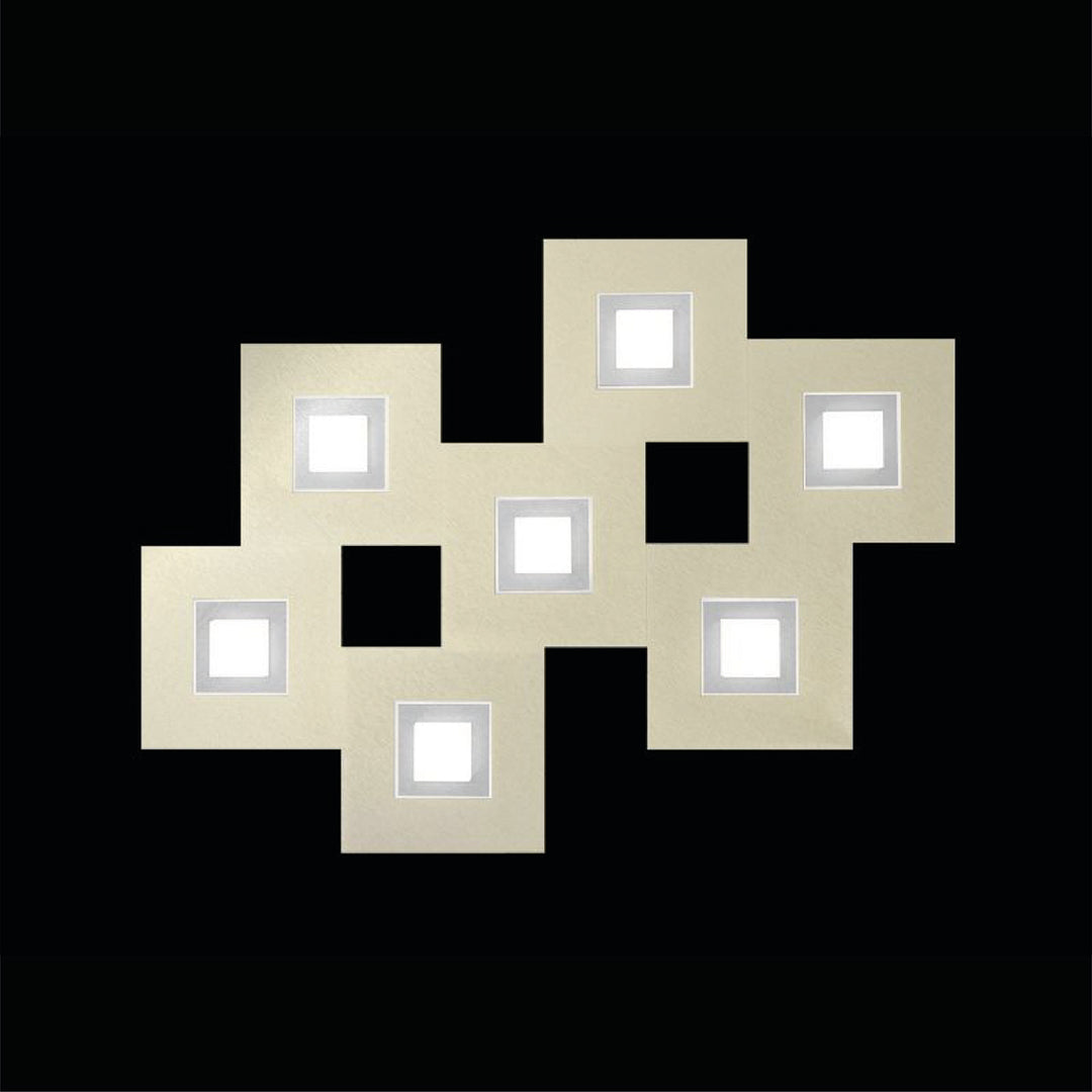 Wall/ceiling light Karree 7-light