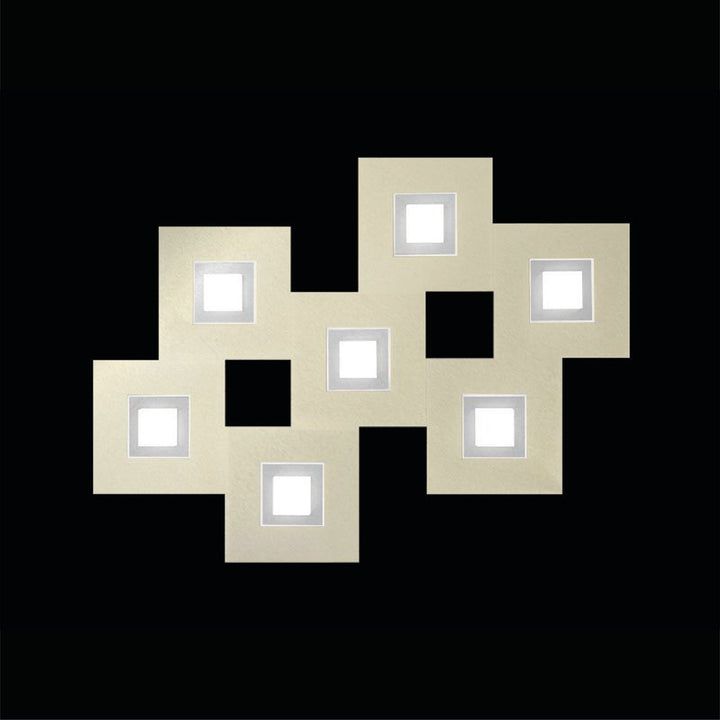 Wall/ceiling light Karree 7-light