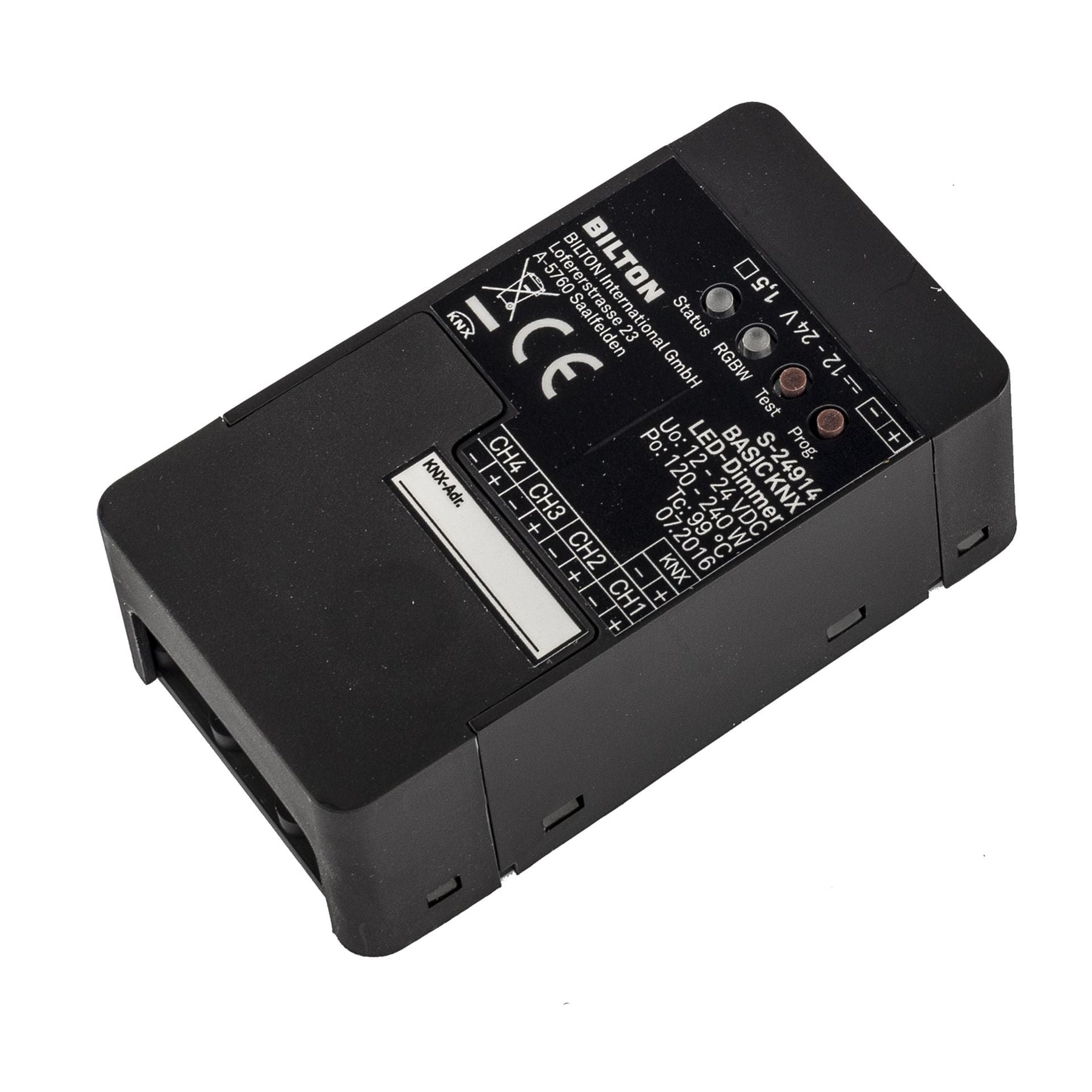 Bilton, RGBW KNX 4 Kanal Dimmer, Produktbild, smarte Lichtsteuerung