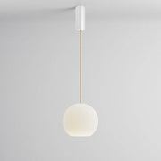 Komot, Pendelleuchte KOS Solo, Weiss-Orange, Produktbild Solo L