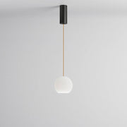 Komot, Pendelleuchte KOS Solo, Schwarz-Orange, Produktbild Solo S