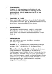 Komot, Pendelleuchte KOS Quattro 200cm, Montageanleitung Seite 4