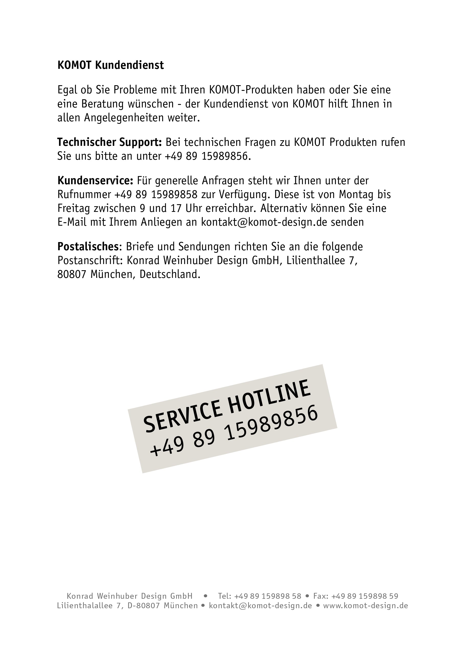Komot, Pendelleuchte KOS Quattro 200cm, Montageanleitung Seite 8