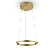 GKS Knapstein, Pendelleuchte Lisa, Gold 40cm, stilvolle Pendelleuchte