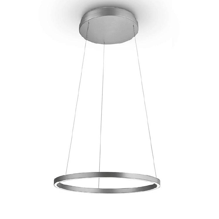 GKS Knapstein, Pendelleuchte Lisa, Nickel 60cm, moderne Pendelleuchte