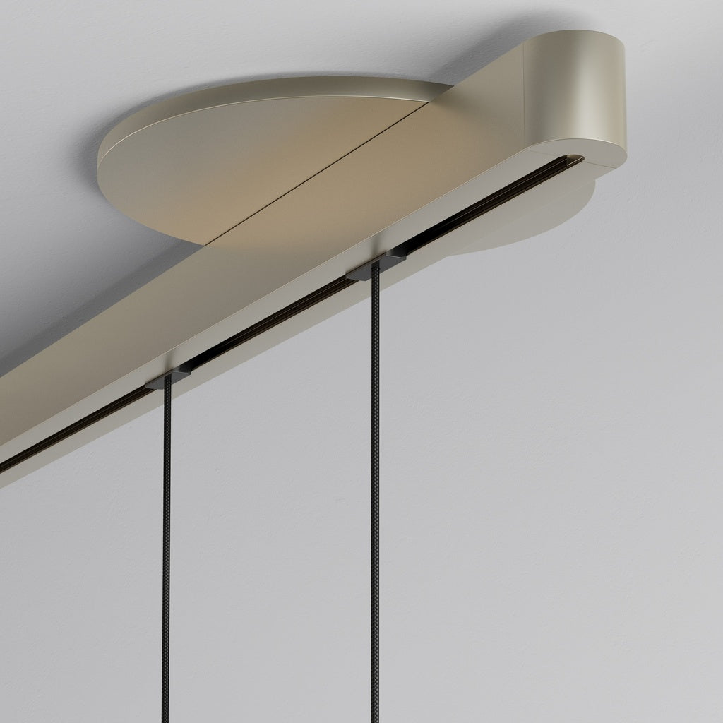 Komot, Kos Drehteller, Nickel, hochwertige Lichtlösung