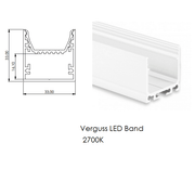 LUX-IT, LED-Profil Selli 33x33mm, Skizze, professionelle LED Lichtplanung