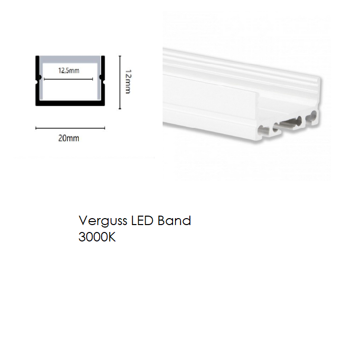 LED potting profile Vera 20x12mm